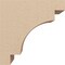 Ekena Millwork 4"W x 8"D x 8"H Classic Mediterranean Rough Cedar Woodgrain TimberThane Corbel, Primed Tan CORUR04X08X08MEDRCPR - alternate 3